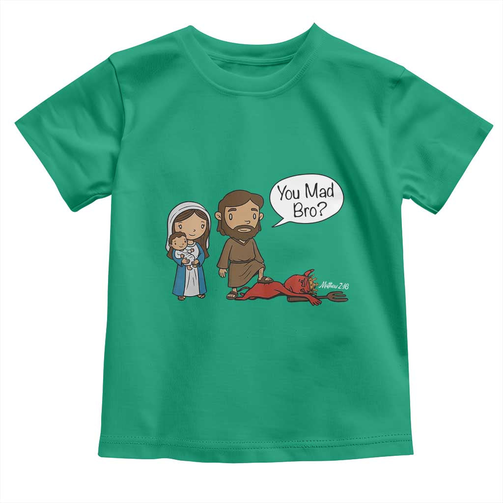 Funny Christian Toddler T Shirt You Mad Bro Matthew 2:16 - Wonder Print Shop