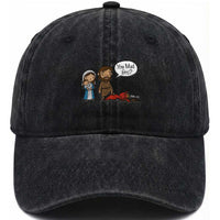 Funny Christian Washed Cotton Baseball Cap You Mad Bro Matthew 2:16