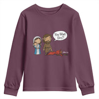 Funny Christian Youth Sweatshirt You Mad Bro Matthew 2:16 - Wonder Print Shop