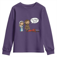 Funny Christian Youth Sweatshirt You Mad Bro Matthew 2:16 - Wonder Print Shop