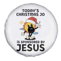Funny Jesus Christian Christmas Spare Tire Cover Today Is Good Mood Is Sponsored By Jesus - Wonder Print Shop
