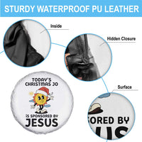 Funny Jesus Christian Christmas Spare Tire Cover Today Is Good Mood Is Sponsored By Jesus - Wonder Print Shop