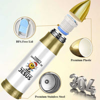 Funny Jesus Christian Christmas Bullet Tumbler Today Is Good Mood Is Sponsored By Jesus - Wonder Print Shop