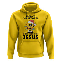 Funny Jesus Christian Christmas Hoodie Today Is Good Mood Is Sponsored By Jesus - Wonder Print Shop