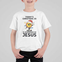 Funny Jesus Christian Christmas T Shirt For Kid Today Is Good Mood Is Sponsored By Jesus - Wonder Print Shop