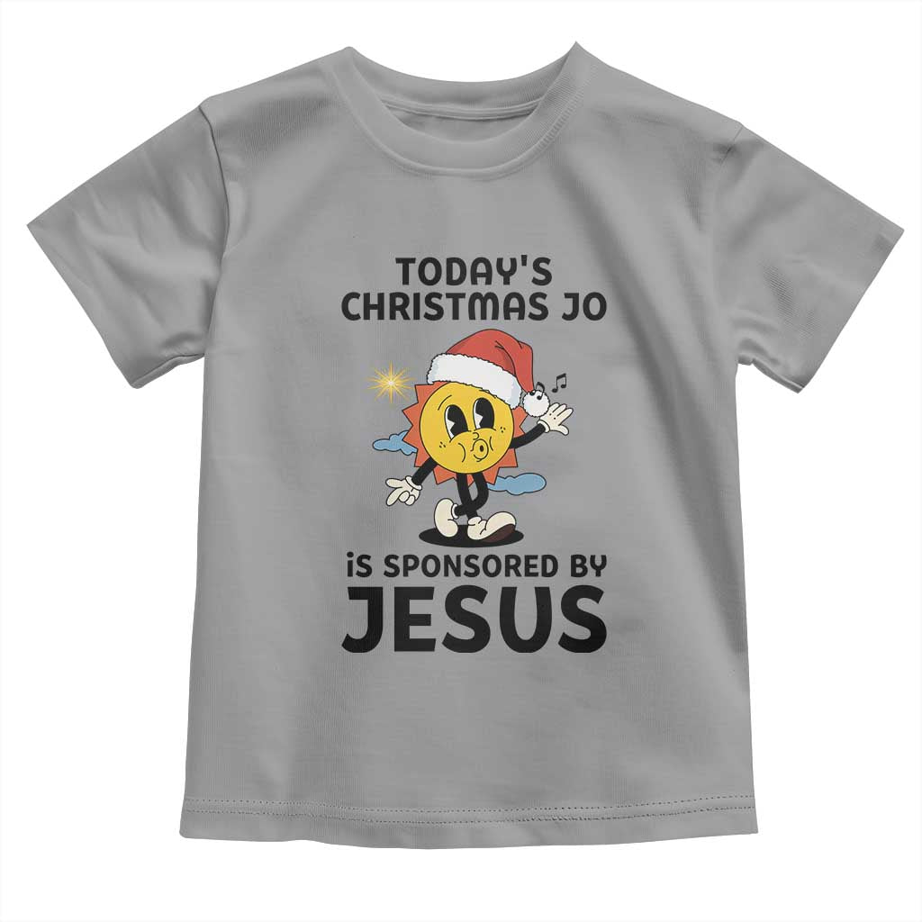 Funny Jesus Christian Christmas Toddler T Shirt Today Is Good Mood Is Sponsored By Jesus - Wonder Print Shop