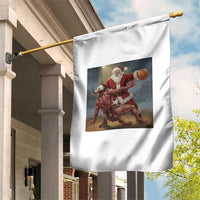 Funny Santa Basketball Garden Flag Satan Christmas Meme - Wonder Print Shop