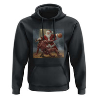 Funny Santa Basketball Hoodie Satan Christmas Meme - Wonder Print Shop