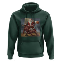 Funny Santa Basketball Hoodie Satan Christmas Meme - Wonder Print Shop