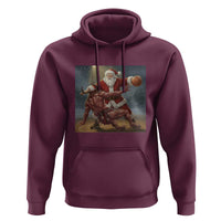 Funny Santa Basketball Hoodie Satan Christmas Meme - Wonder Print Shop
