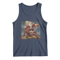 Funny Santa Basketball Tank Top Satan Christmas Meme - Wonder Print Shop