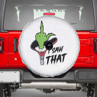 I Saw That Spare Tire Cover Funny Elf Hand Christmas - Wonder Print Shop