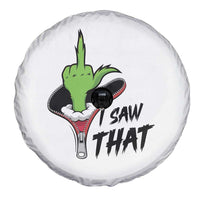 I Saw That Spare Tire Cover Funny Elf Hand Christmas - Wonder Print Shop