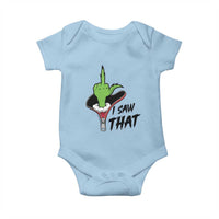 I Saw That Baby Onesie Funny Elf Hand Christmas - Wonder Print Shop