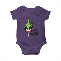 I Saw That Baby Onesie Funny Elf Hand Christmas - Wonder Print Shop