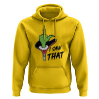 I Saw That Hoodie Funny Elf Hand Christmas - Wonder Print Shop