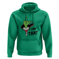I Saw That Hoodie Funny Elf Hand Christmas - Wonder Print Shop