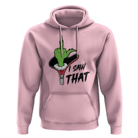 I Saw That Hoodie Funny Elf Hand Christmas - Wonder Print Shop