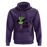 I Saw That Hoodie Funny Elf Hand Christmas - Wonder Print Shop