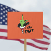 I Saw That Protest Sign Funny Elf Hand Christmas - Wonder Print Shop