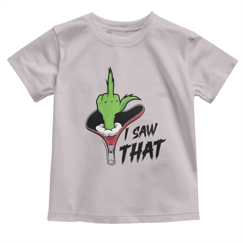 I Saw That Toddler T Shirt Funny Elf Hand Christmas - Wonder Print Shop