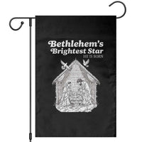 Nativity Scene Garden Flag Brightest Star of Bethlehem He Is Born Christian Christmas - Wonder Print Shop