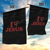 Jesus Christian Garden Flag Religious Faith Inspirational Bible Verse - Wonder Print Shop