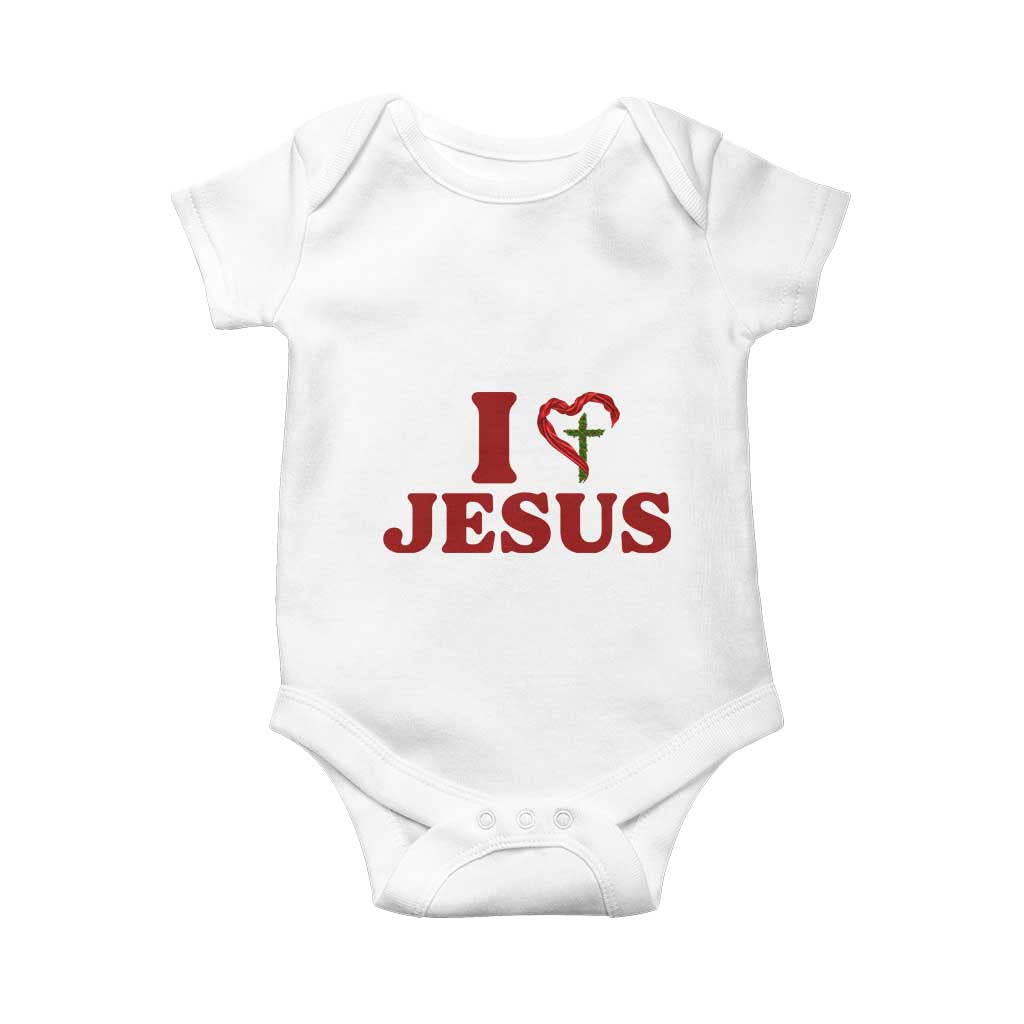 Jesus Christian Baby Onesie Religious Faith Inspirational Bible Verse - Wonder Print Shop