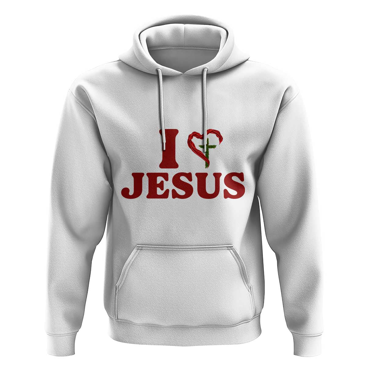 Jesus Christian Hoodie Religious Faith Inspirational Bible Verse - Wonder Print Shop