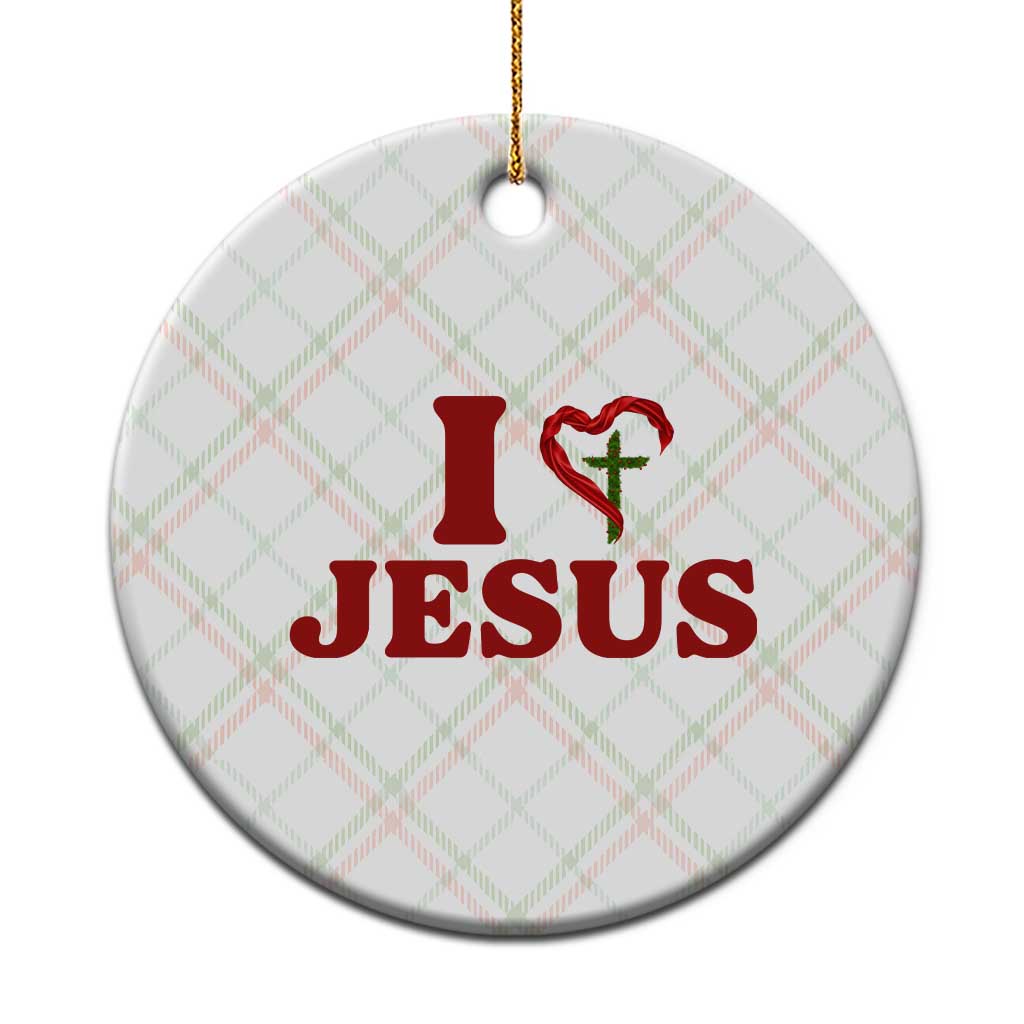 Jesus Christian Ceramic Ornament Religious Faith Inspirational Bible Verse - Wonder Print Shop