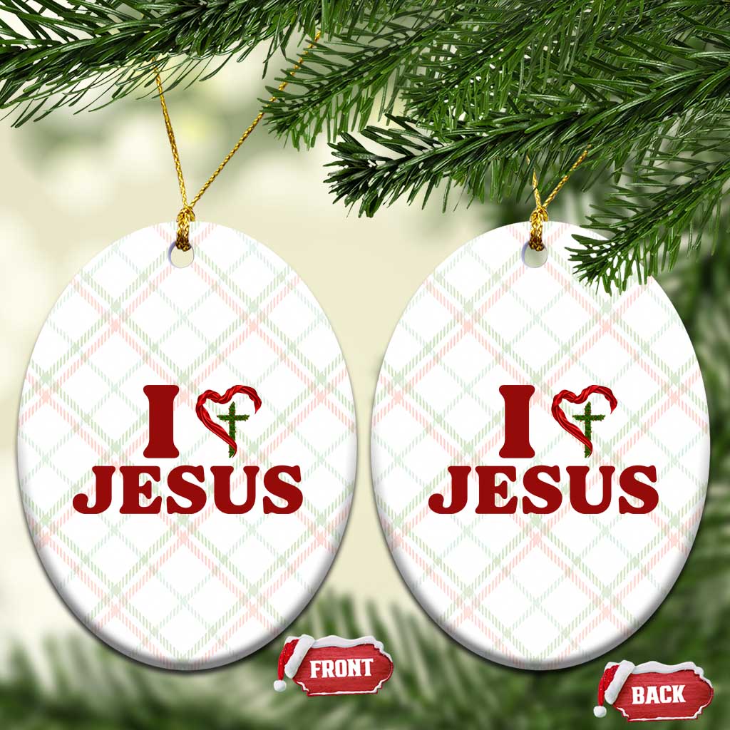 Jesus Christian Ceramic Ornament Religious Faith Inspirational Bible Verse - Wonder Print Shop