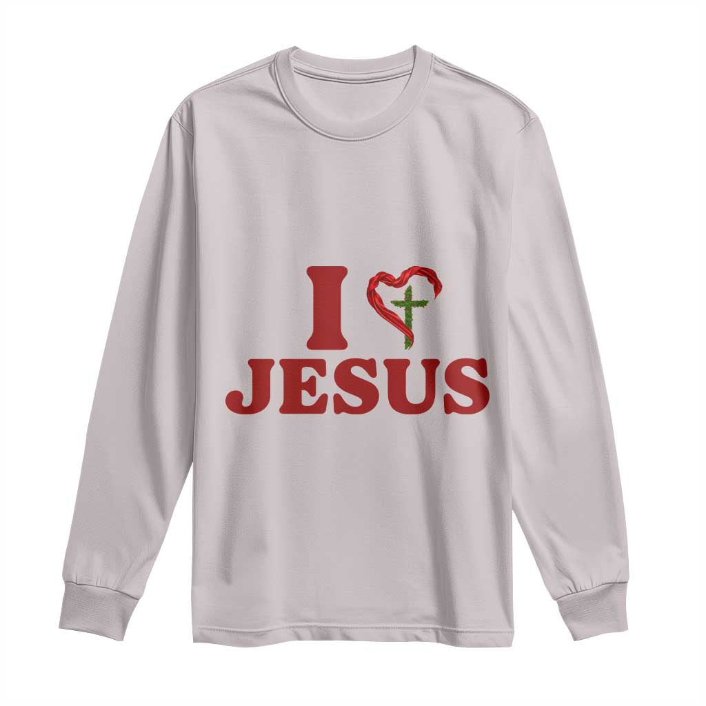 Jesus Christian Long Sleeve Shirt Religious Faith Inspirational Bible Verse - Wonder Print Shop