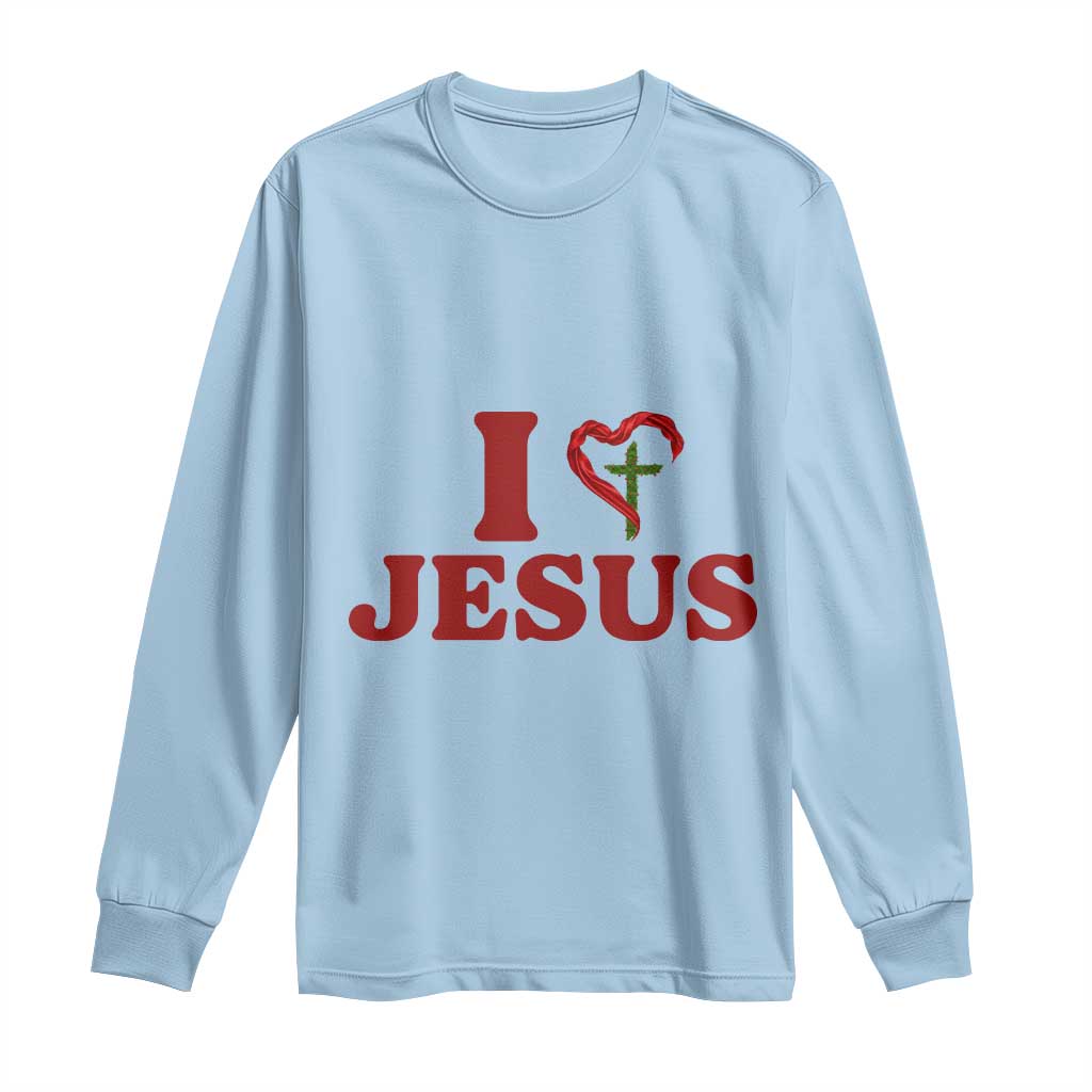 Jesus Christian Long Sleeve Shirt Religious Faith Inspirational Bible Verse - Wonder Print Shop