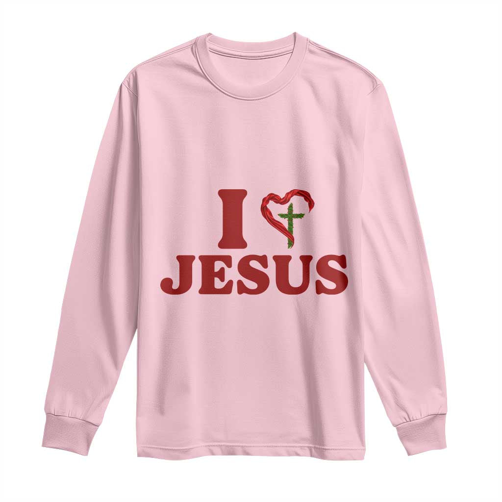 Jesus Christian Long Sleeve Shirt Religious Faith Inspirational Bible Verse - Wonder Print Shop