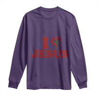 Jesus Christian Long Sleeve Shirt Religious Faith Inspirational Bible Verse - Wonder Print Shop