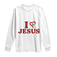 Jesus Christian Long Sleeve Shirt Religious Faith Inspirational Bible Verse - Wonder Print Shop
