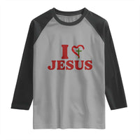 Jesus Christian Raglan Shirt Religious Faith Inspirational Bible Verse - Wonder Print Shop