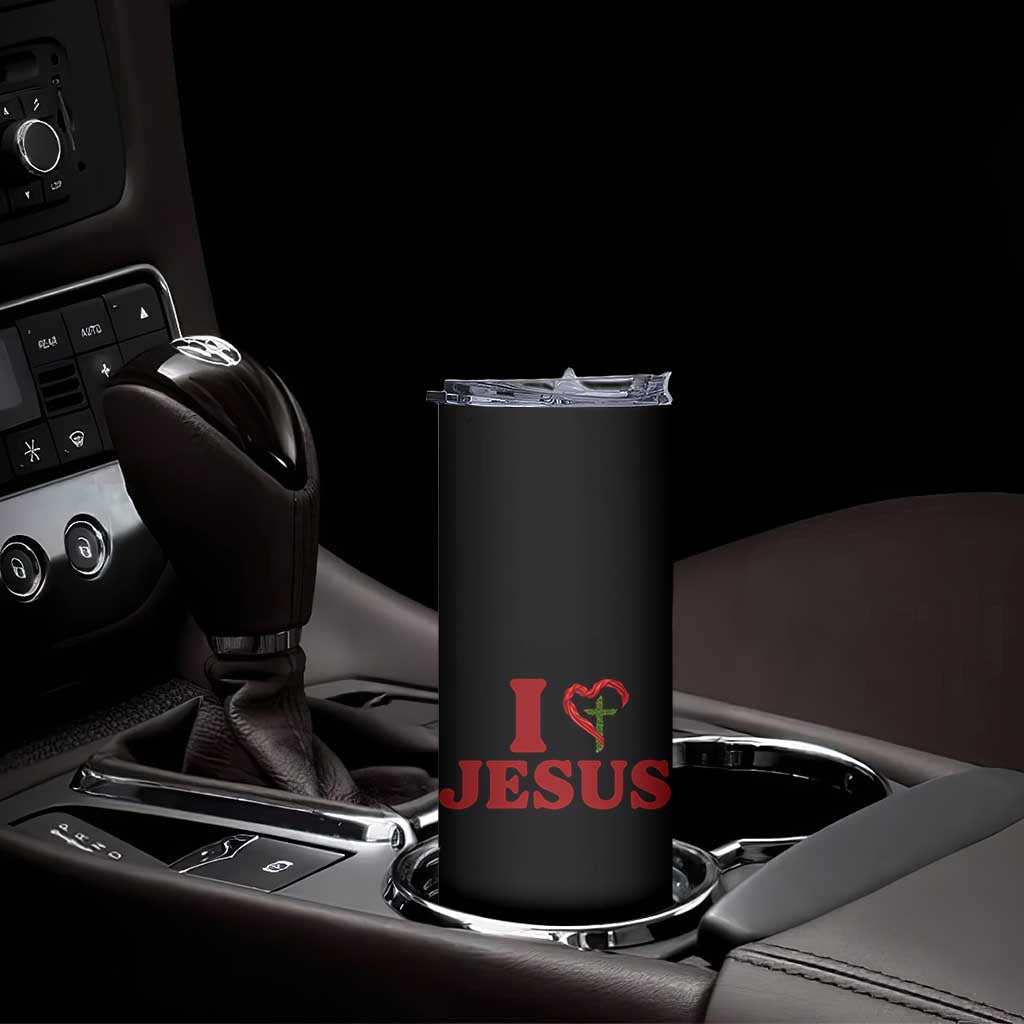 Jesus Christian Skinny Tumbler Religious Faith Inspirational Bible Verse - Wonder Print Shop