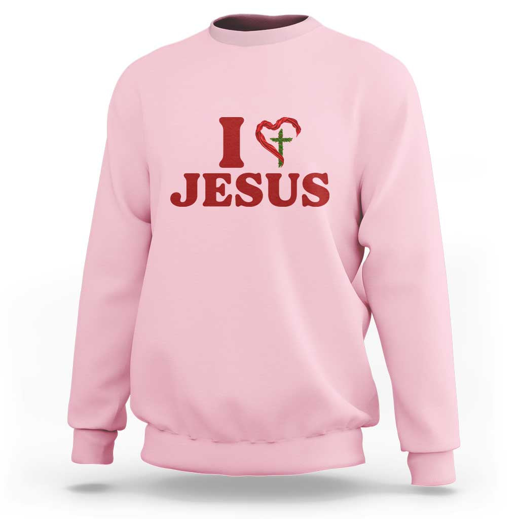 Jesus Christian Sweatshirt Religious Faith Inspirational Bible Verse - Wonder Print Shop