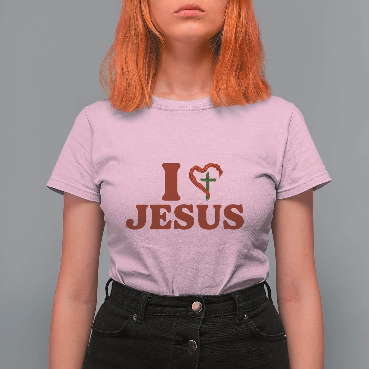 Jesus Christian T Shirt For Women Religious Faith Inspirational Bible Verse - Wonder Print Shop