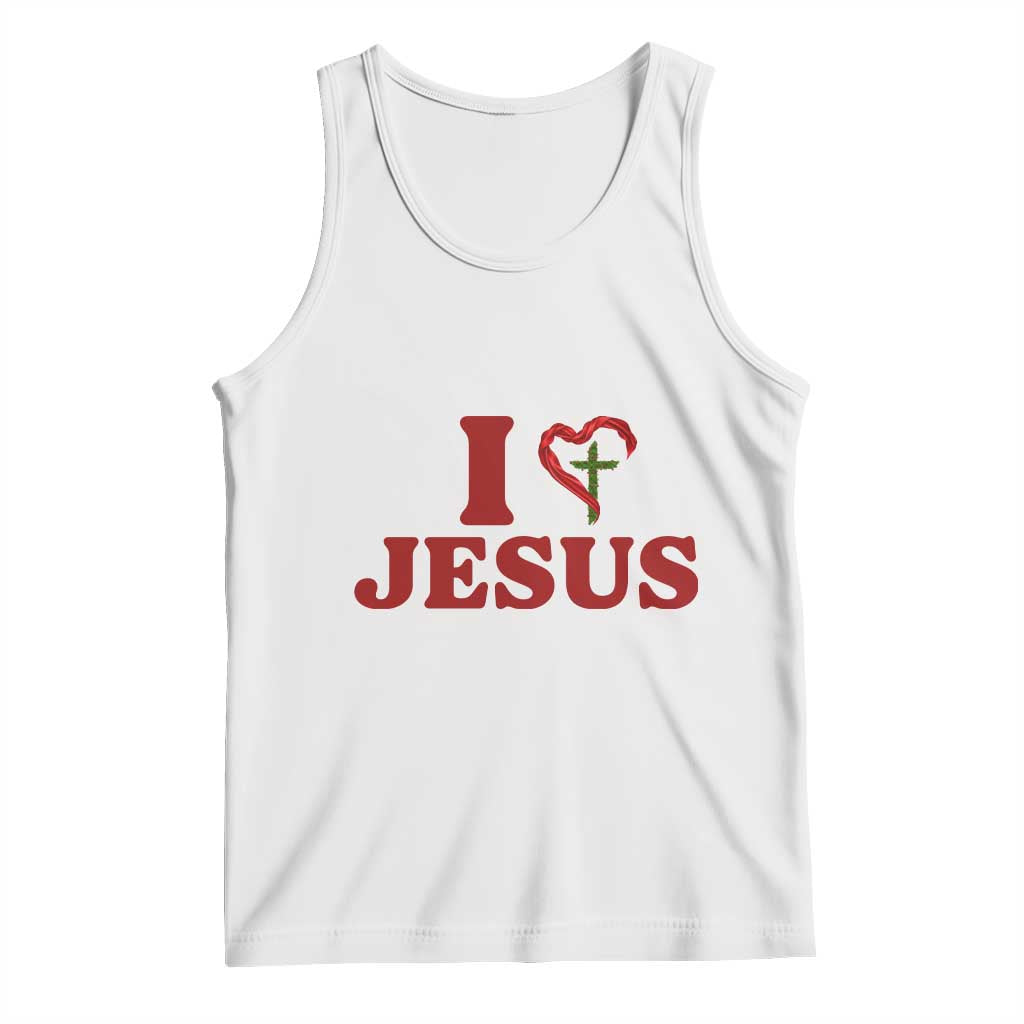 Jesus Christian Tank Top Religious Faith Inspirational Bible Verse - Wonder Print Shop