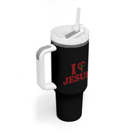 Jesus Christian Tumbler With Handle Religious Faith Inspirational Bible Verse - Wonder Print Shop