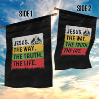 Jesus Christian Garden Flag The Way The Truth The Life Nativity Scene - Wonder Print Shop