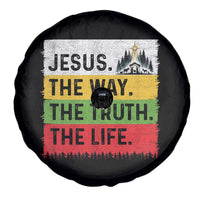 Jesus Christian Spare Tire Cover The Way The Truth The Life Nativity Scene - Wonder Print Shop