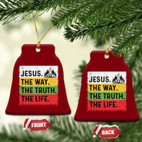 Jesus Christian Ceramic Ornament The Way The Truth The Life Nativity Scene - Wonder Print Shop