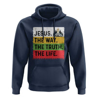 Jesus Christian Hoodie The Way The Truth The Life Nativity Scene - Wonder Print Shop
