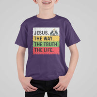 Jesus Christian T Shirt For Kid The Way The Truth The Life Nativity Scene - Wonder Print Shop