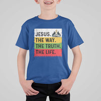 Jesus Christian T Shirt For Kid The Way The Truth The Life Nativity Scene - Wonder Print Shop