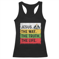 Jesus Christian Racerback Tank Top The Way The Truth The Life Nativity Scene - Wonder Print Shop