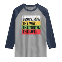 Jesus Christian Raglan Shirt The Way The Truth The Life Nativity Scene - Wonder Print Shop